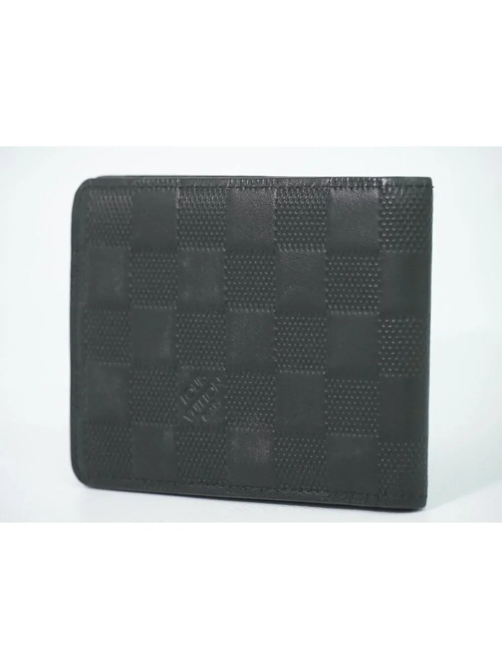 Louis Vuitton LV Portefeuille Multiple Damier Infini Folded Wallet Onyx